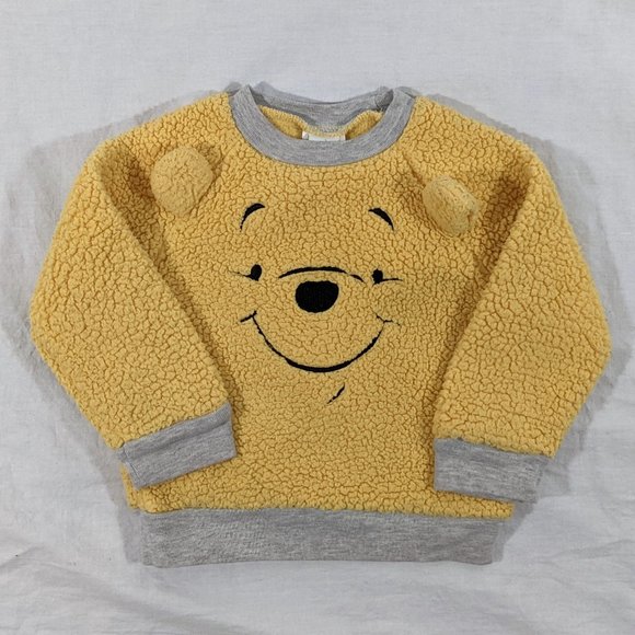 Winnie the Pooh Teddly Fleece Crewneck Size 18mths